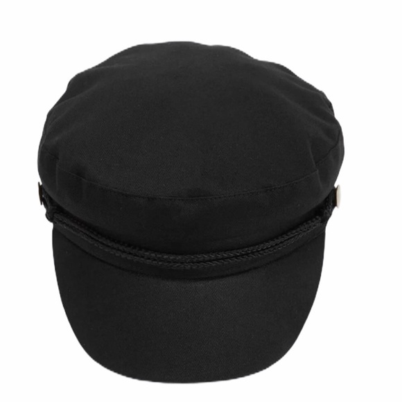 Baker boy cap black ONE SIZE - Picture 4 of 5